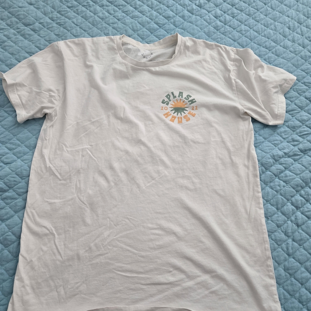 White Graphic T-Shirt Mens XL